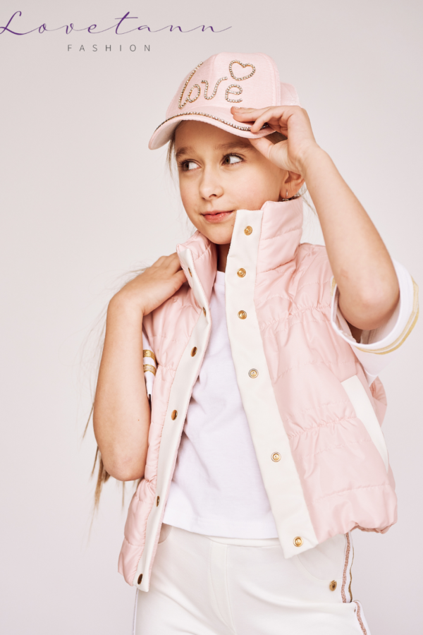 Kamizelka bezrękawnik Moro Pastel Pink by Lovetann