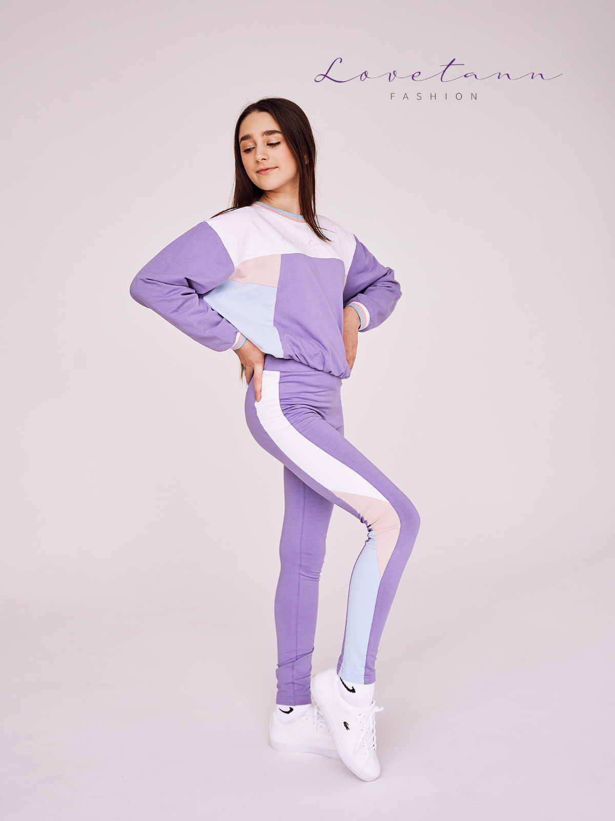 Komplet dresowy Bella Dres Fiolet by Lovetann
