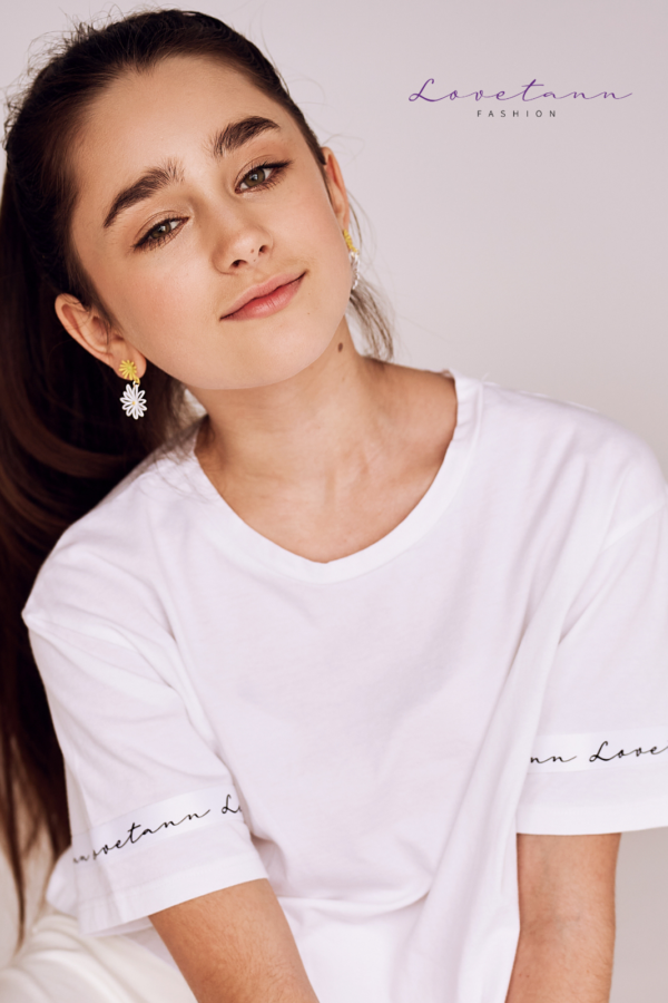 T-shirt koszulka Lovetann by Lovetann biały