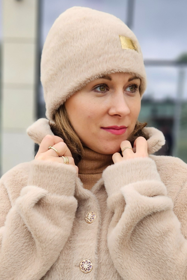 Czapka Vivienne z bawełnianą podszewką Carmel by Lovetann