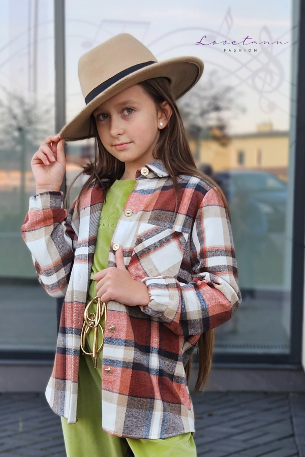 Koszula w kratę dziecięca Stella Rudy by Lovetann