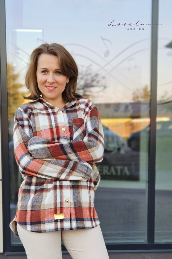 Koszula w kratę damska Stella Rudy by Lovetann