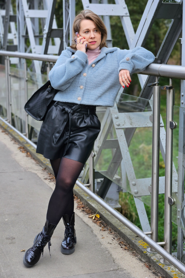 Kurtka bluza damska Vivienne Szary by Lovetann