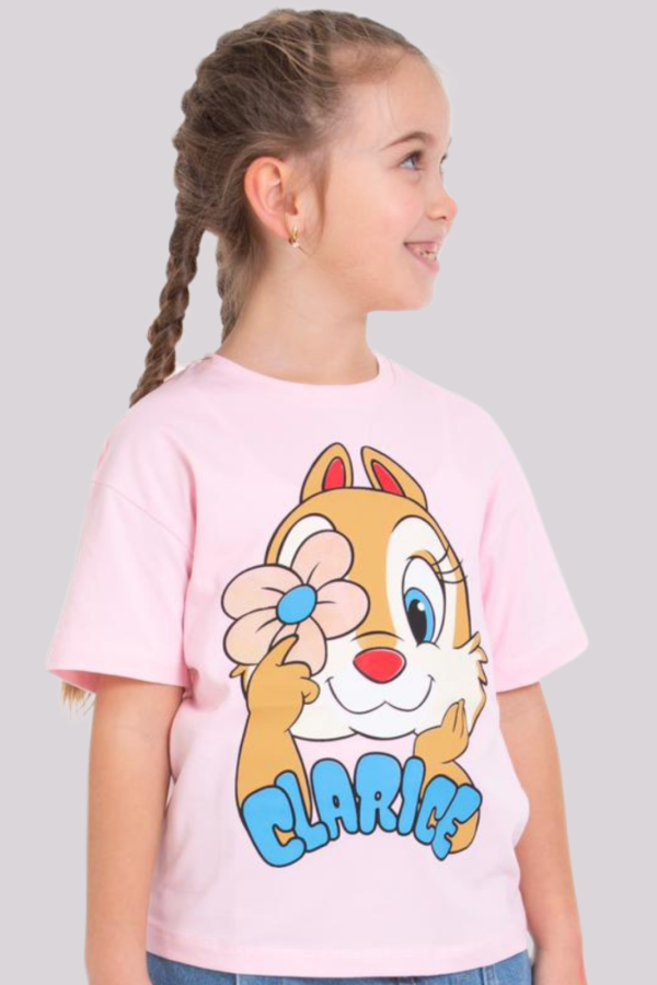 T-shirt Squirrel Dreams Puder Róż