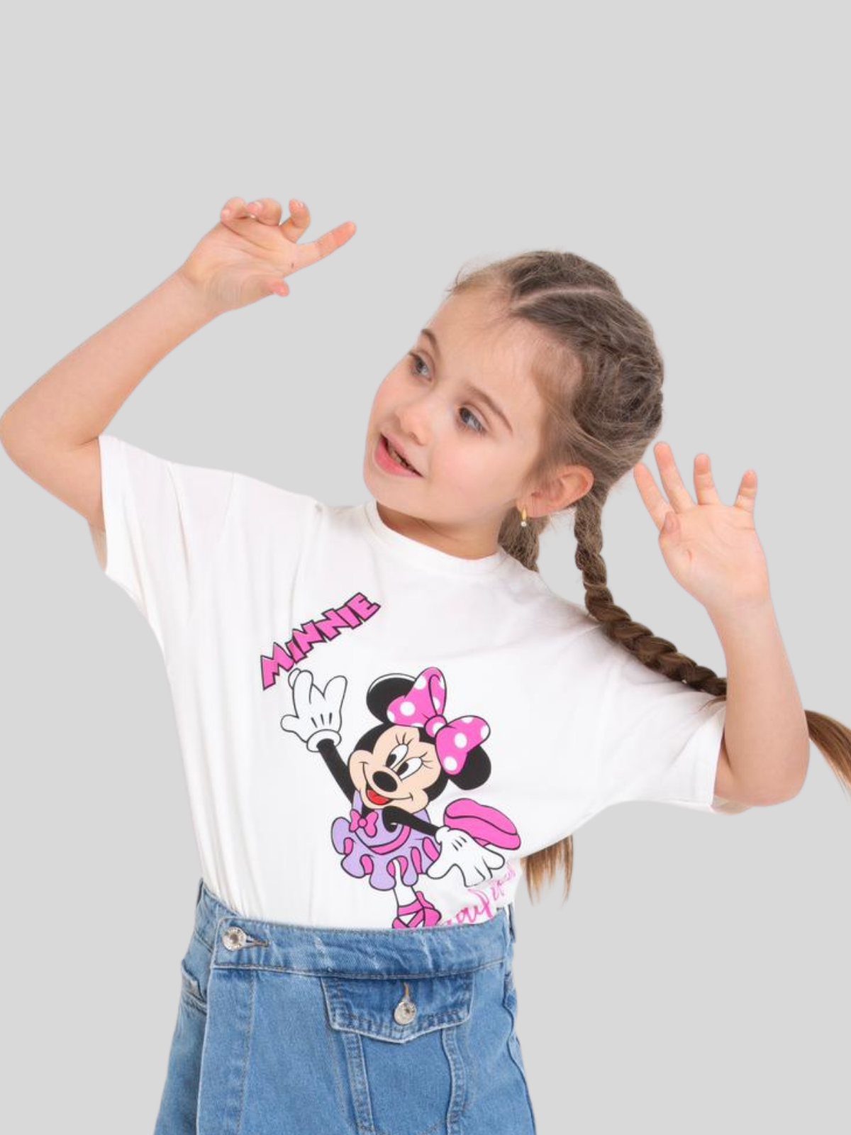 T-shirt Ballerina Mouse Ekri - obrazek 2